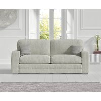 Madden Ivory Fabric Three Seater Sofa