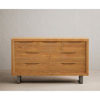 Parker Solid Oak Wide Chest Of Drawers