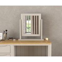 Soft White Painted Dressing Table Mirror