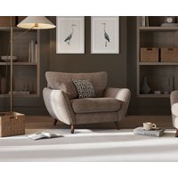Palma Truffle Chenille Fabric Armchair
