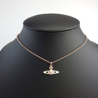 Vivienne Westwood - Neil Mini Bas Relief Pendant Gold Light Colorado