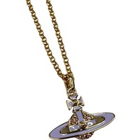 Vivienne Westwood - Neil Mini Bras Pendant Gold Light Amethyst