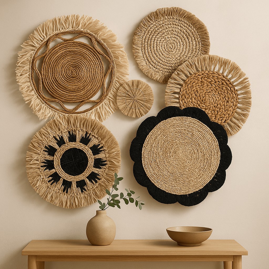 Wall Art Set of Natural Kribo Collection