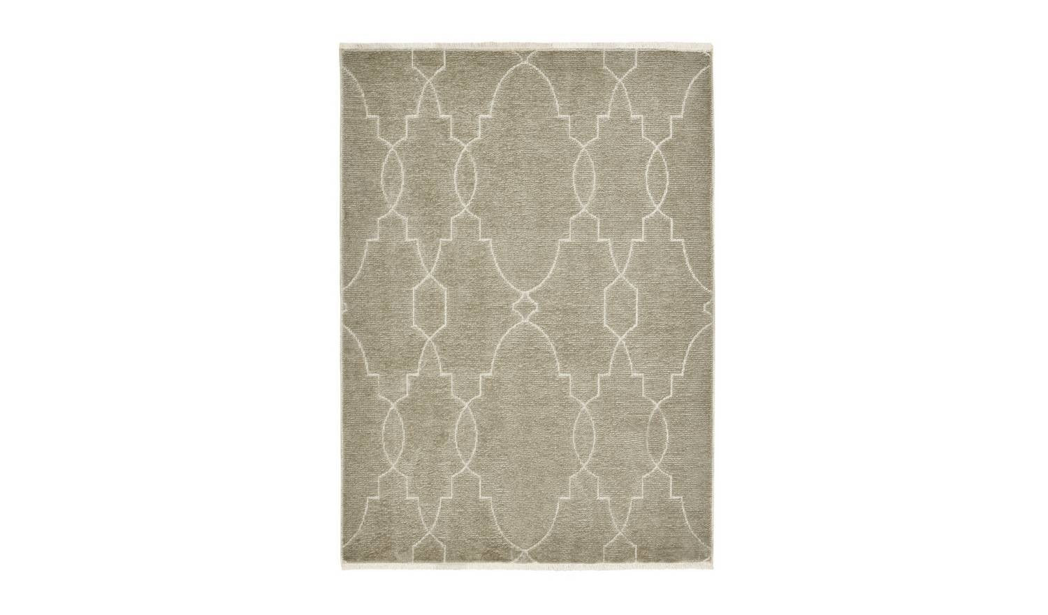 Luxe Chenille Neutral Flatweave Rug x Soft Living Room Floor