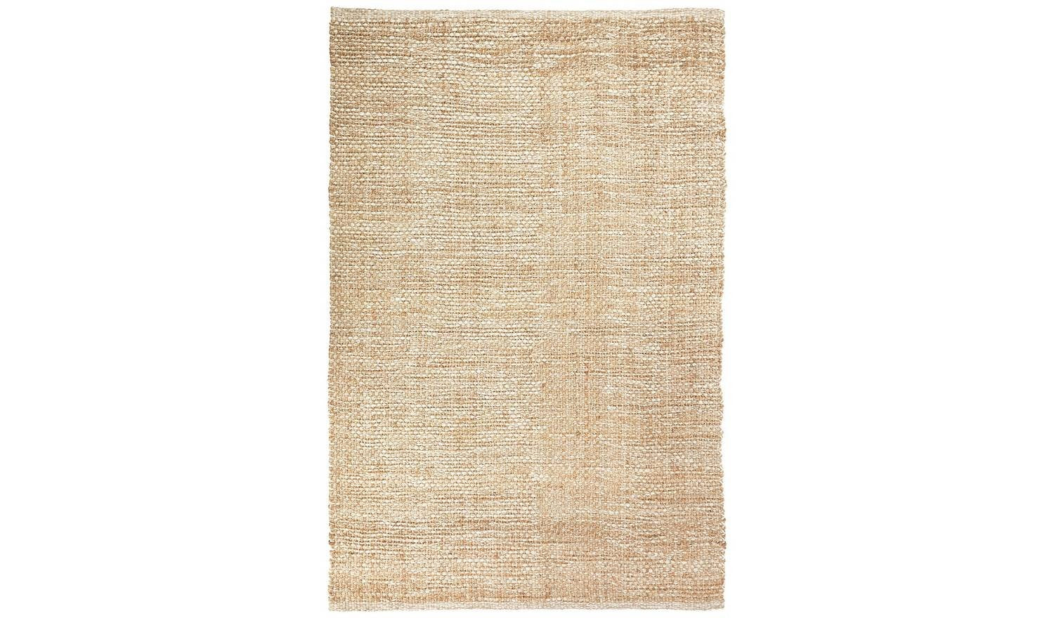 Distress Natural Jute Flatweave Rug x Living Room Floor