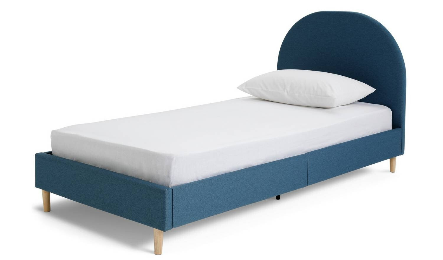 Olivia Single Bed Frame Blue Kids Childrens Bedroom Furniture Fun