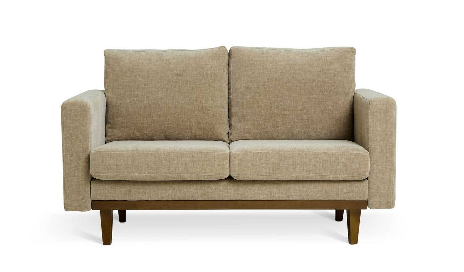 Della Fabric Seater Sofa Natural Modern Living Room Furniture Comfort