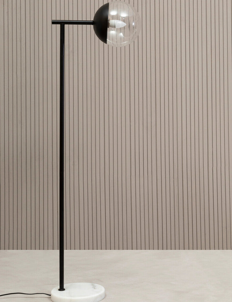 Black Finish Floor Lamp