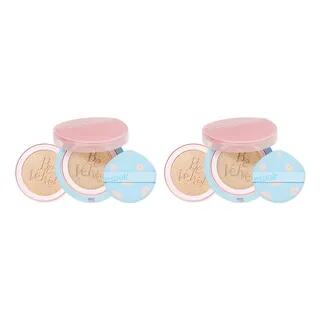 espoir - Pro Tailor Be Velvet Cover Cushion Set New Class Cherry Blossom Edition # Petal Bundle Set pcs