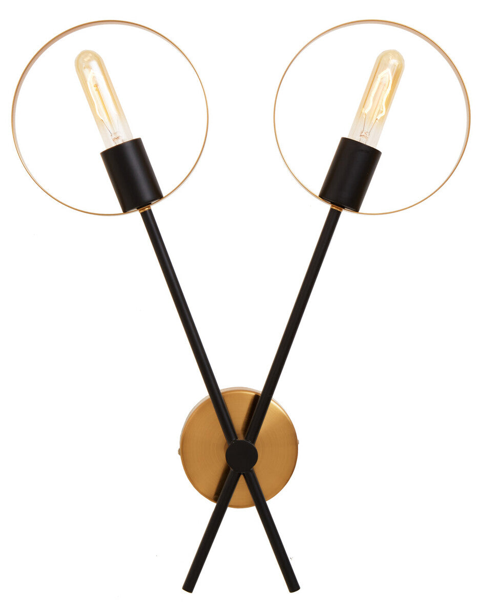 Two Bulb Ring Wall Light