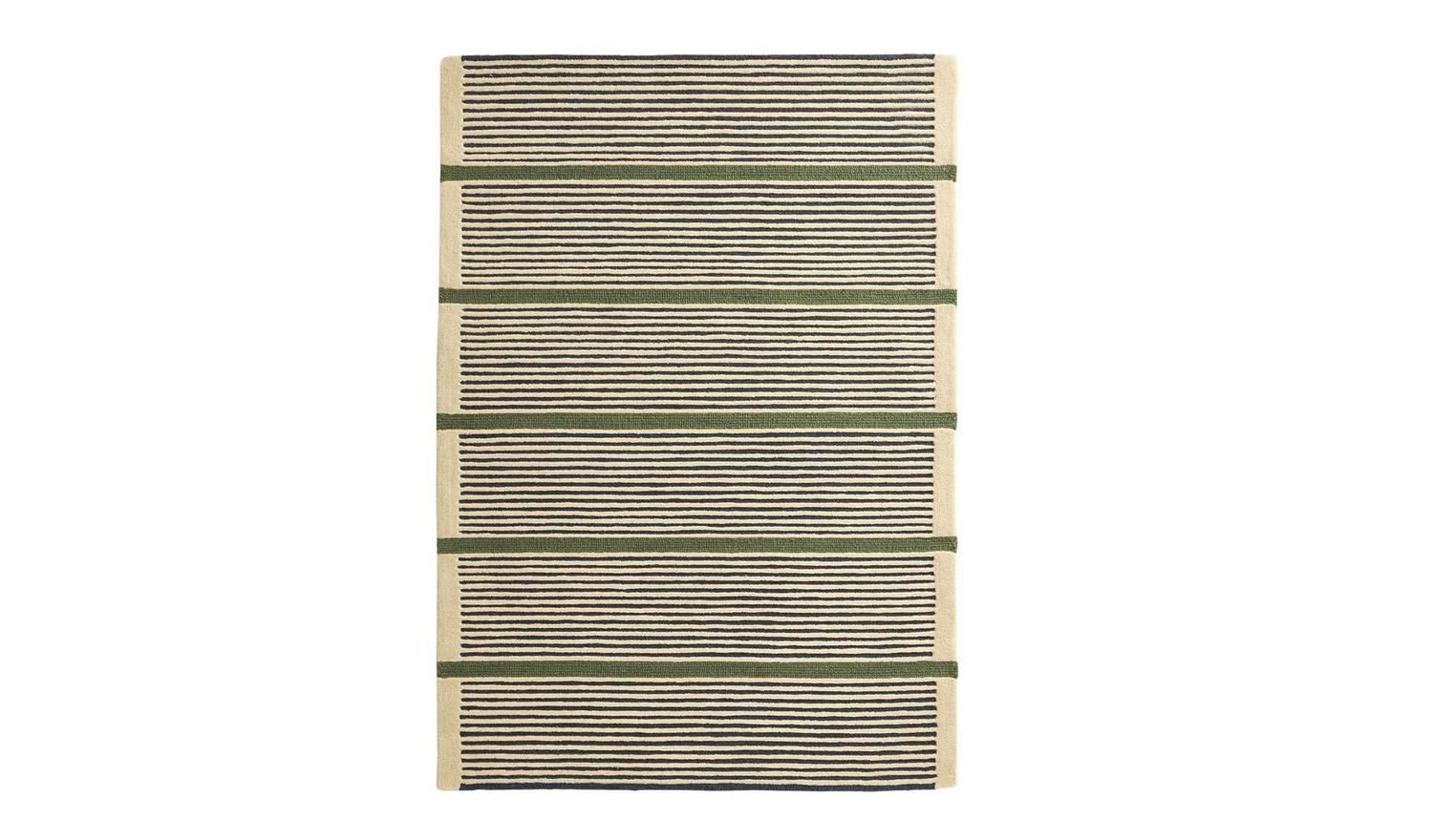 Archive Industrial Stripe Pile Rug x Modern Home Decor Soft