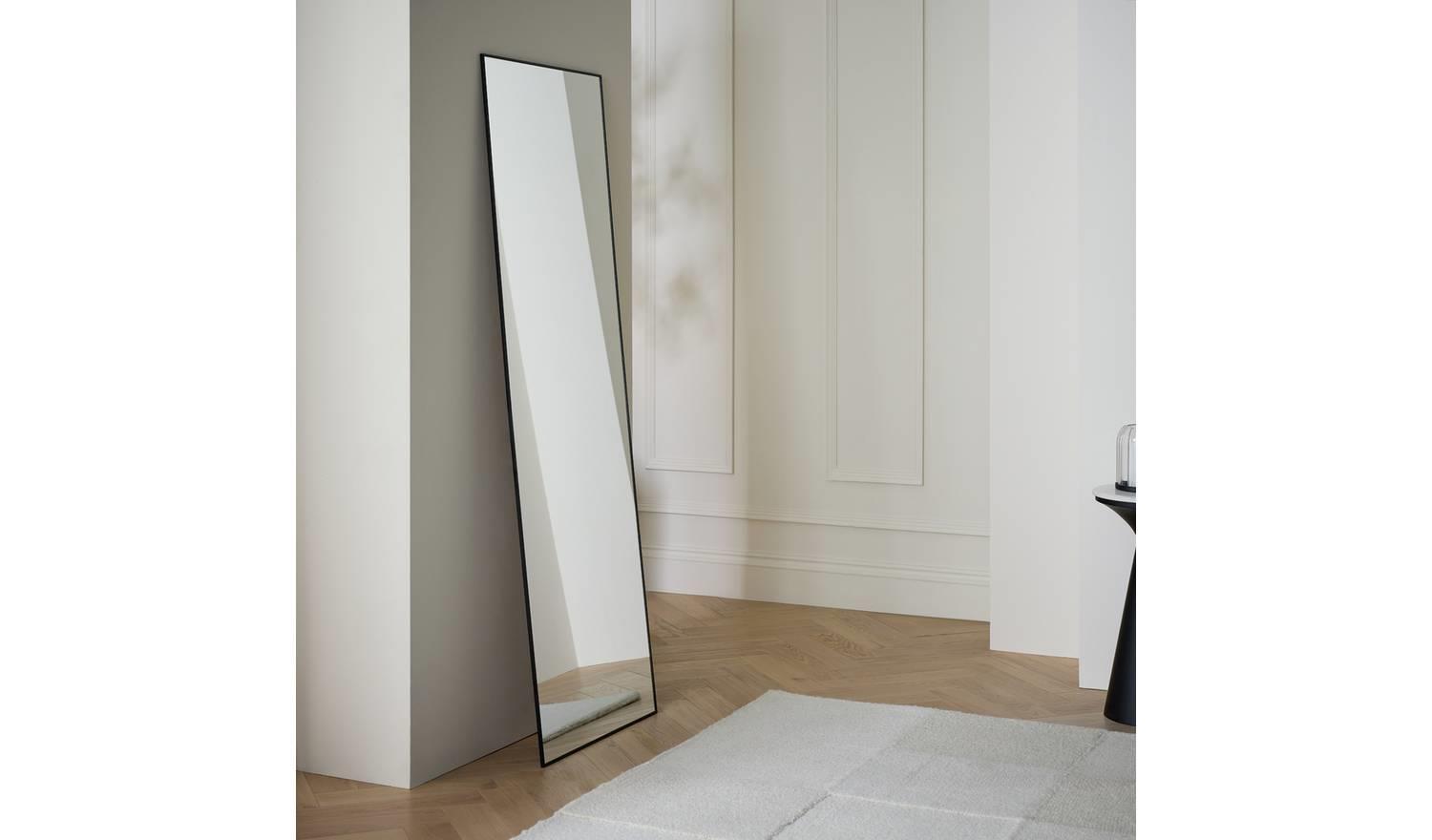Black Full Length Wall Mirror x For Hallway Bedroom Lounge