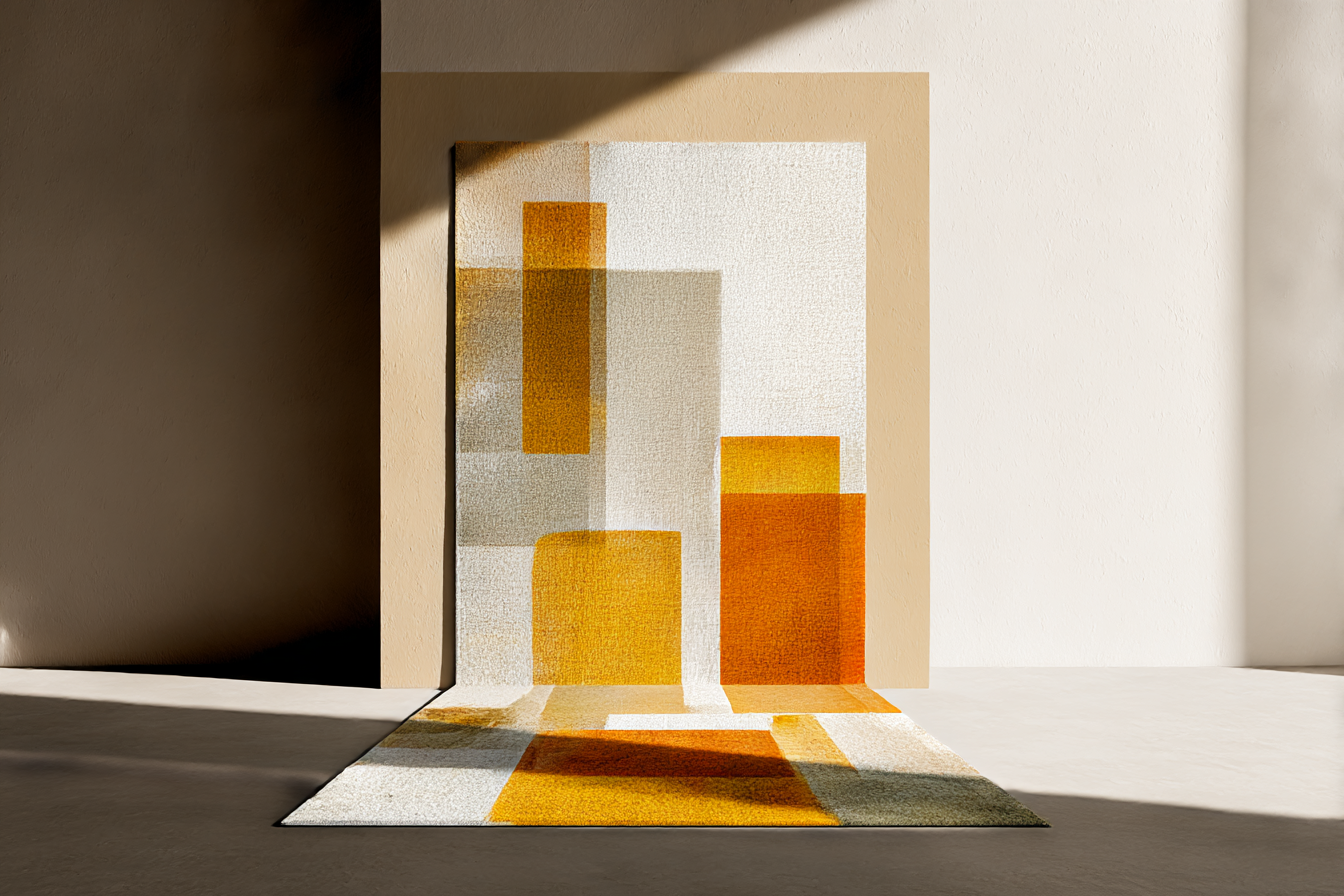 Abstract Rugs That Just Fit the Room