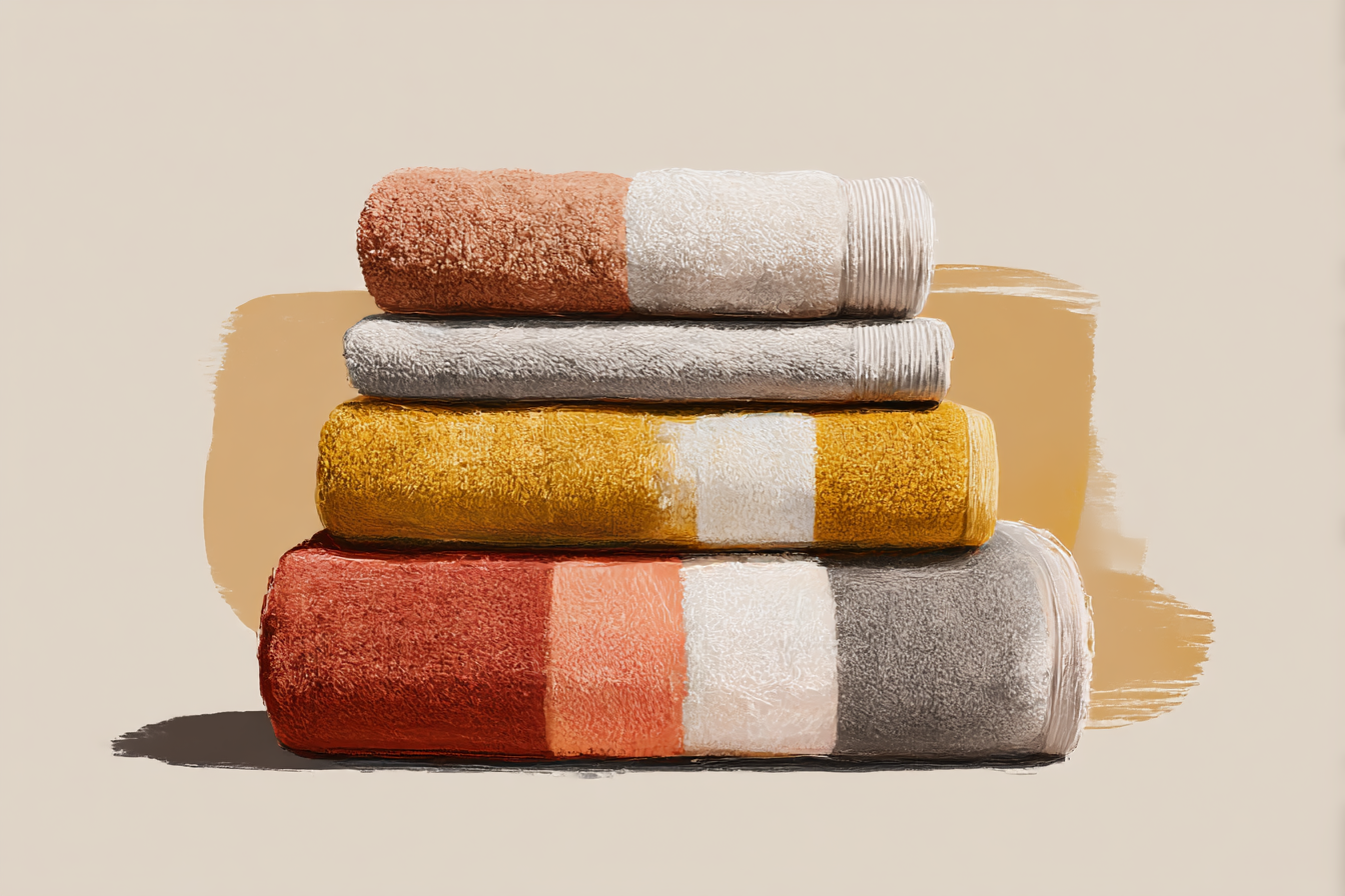 Bath Towels by Material and Style