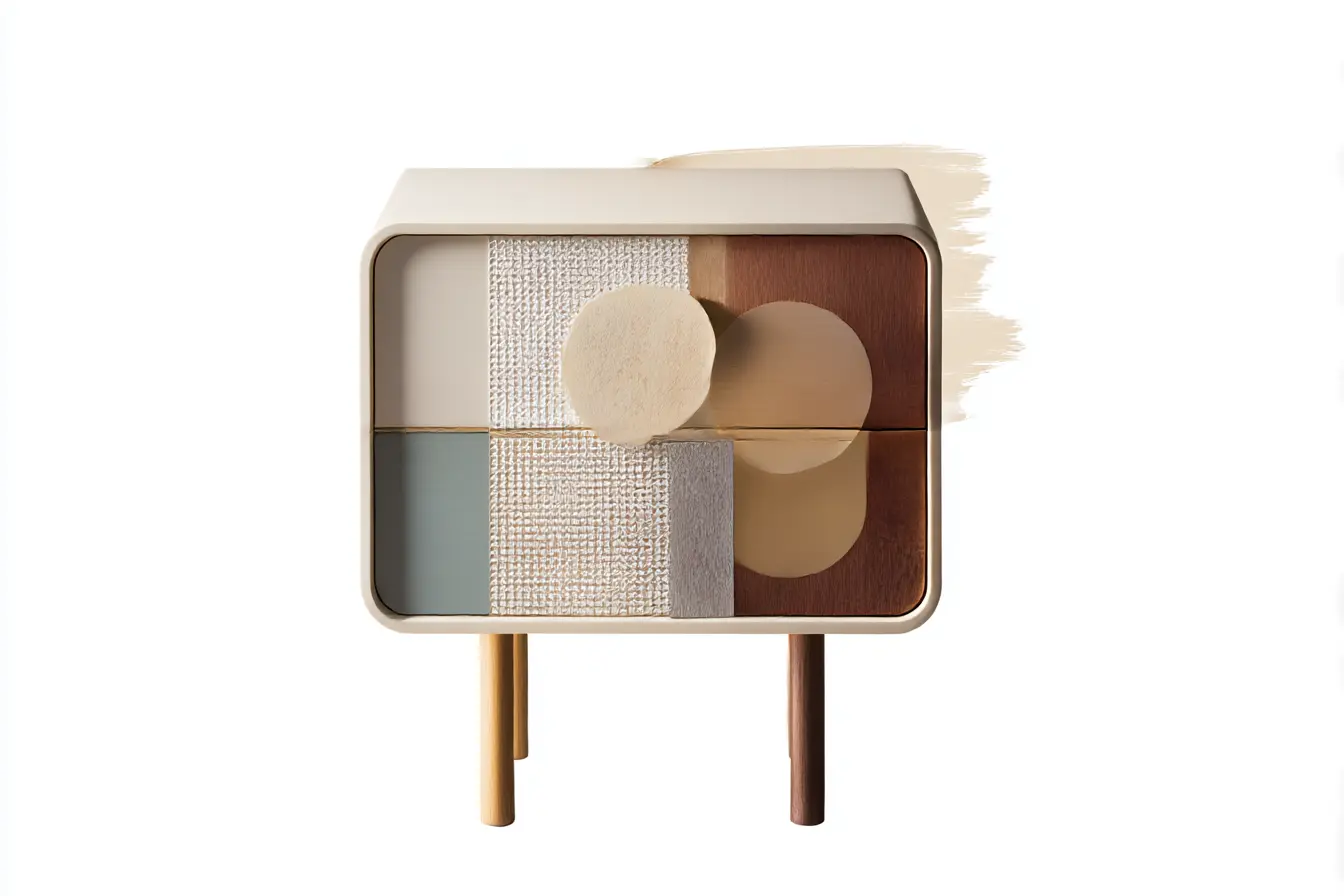 Bedside Tables by Material and Colour