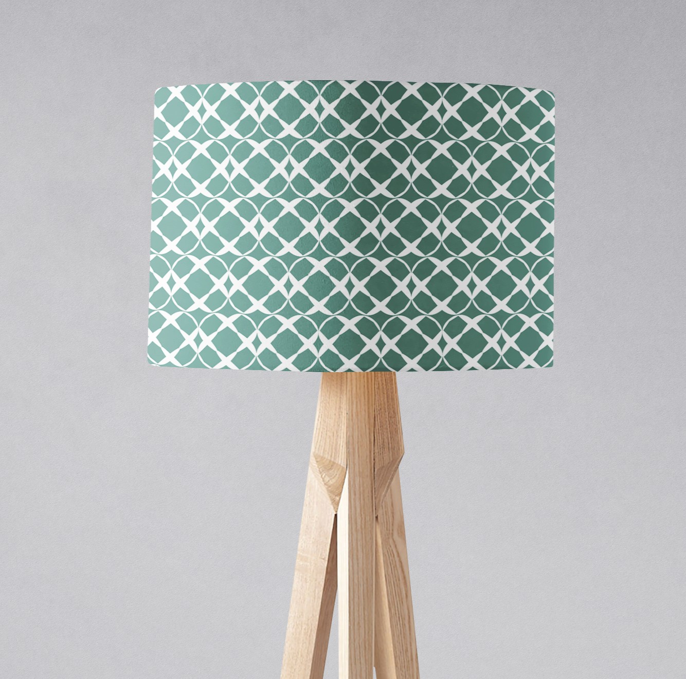 Green Geometric Lampshade, Ceiling or Table Lamp Shade - es Floor Lampshade