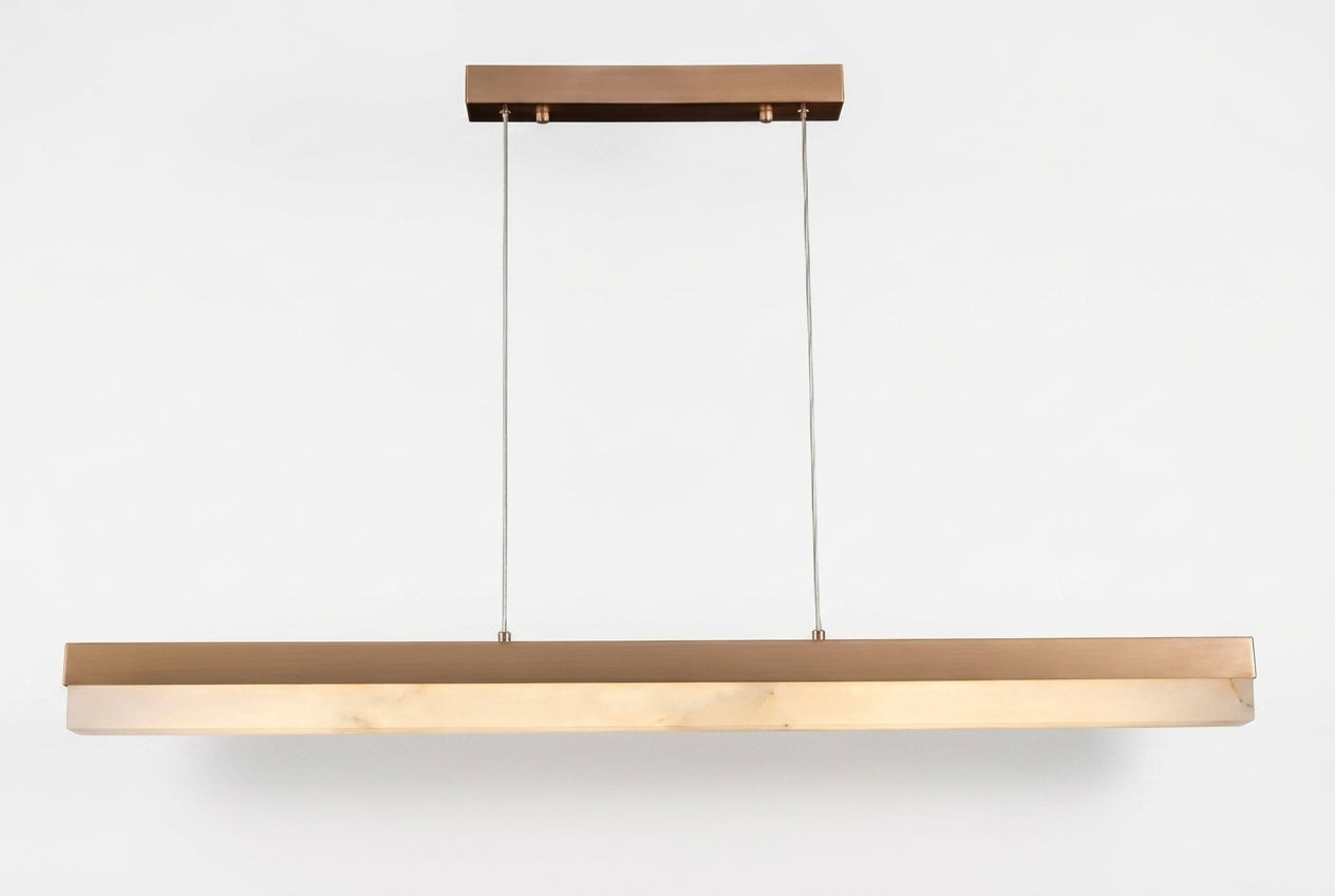 Araco Lumiere Fira Pendant Alabaster LED warm light - L × ×