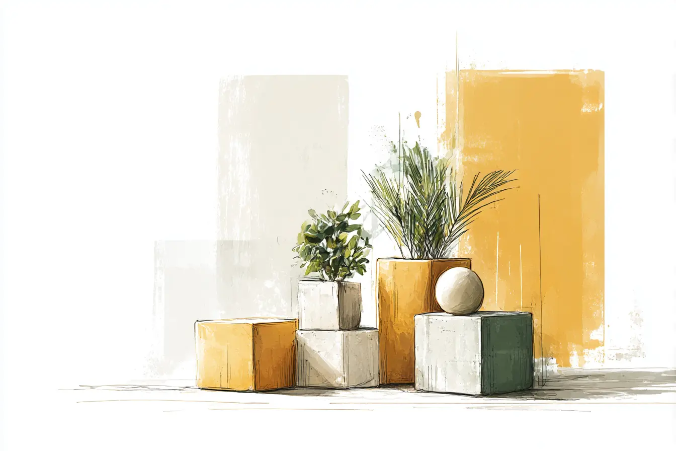 Garden Planters That Finish the Room