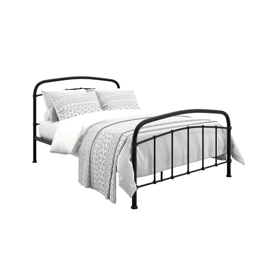 Stratos Black Metal Bed - ft Single Bed x