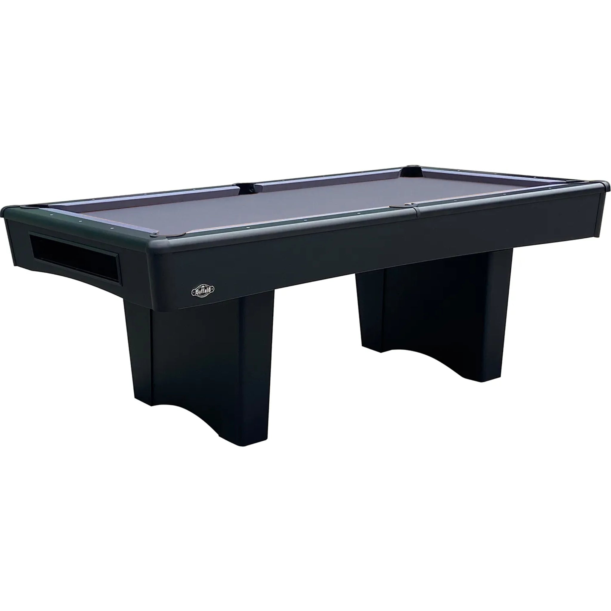 Buffalo Eliminator III American Slate Bed Pool Table - ft & ft - ft Dark Walnut