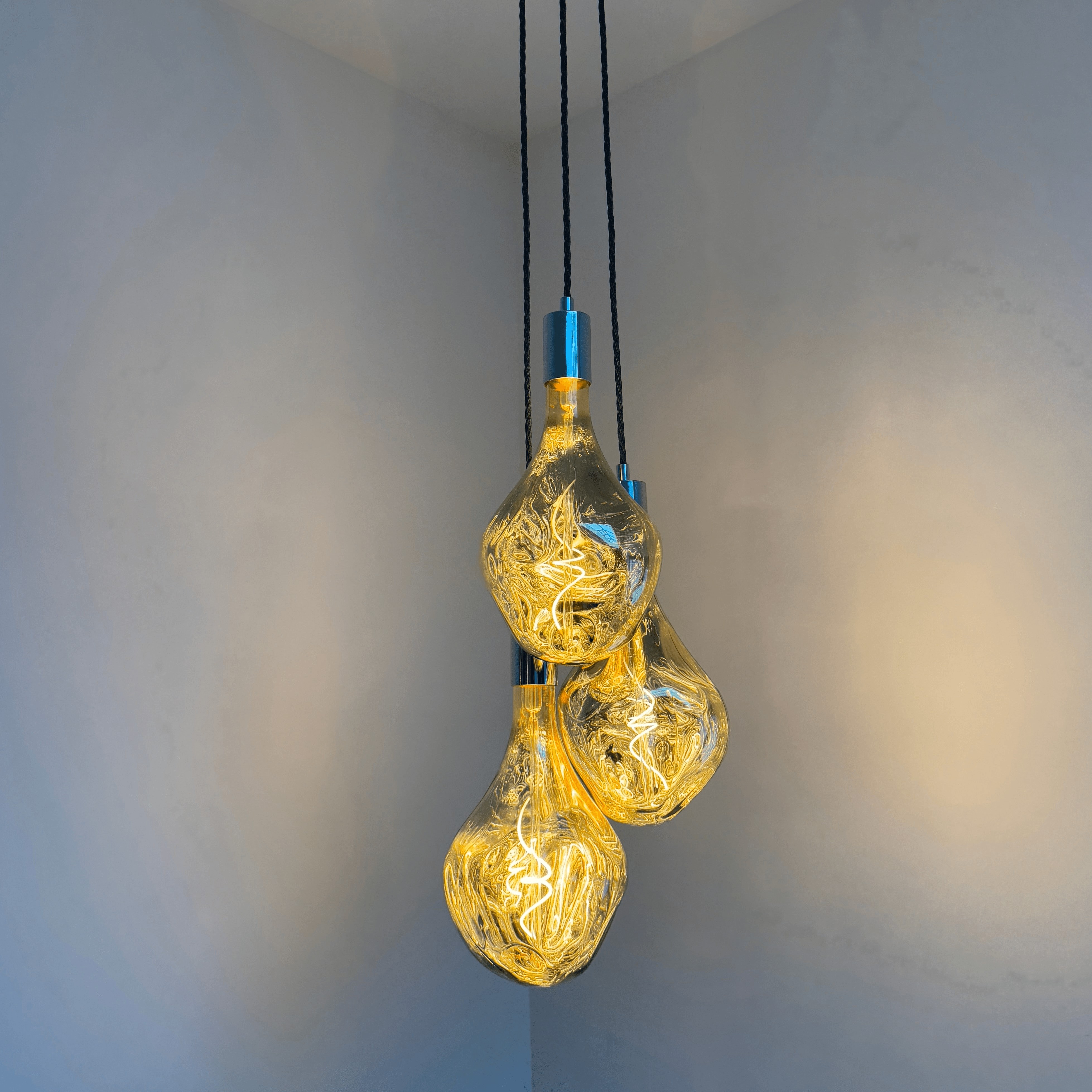 Triple Evo Cluster Pendant Light - max drop
