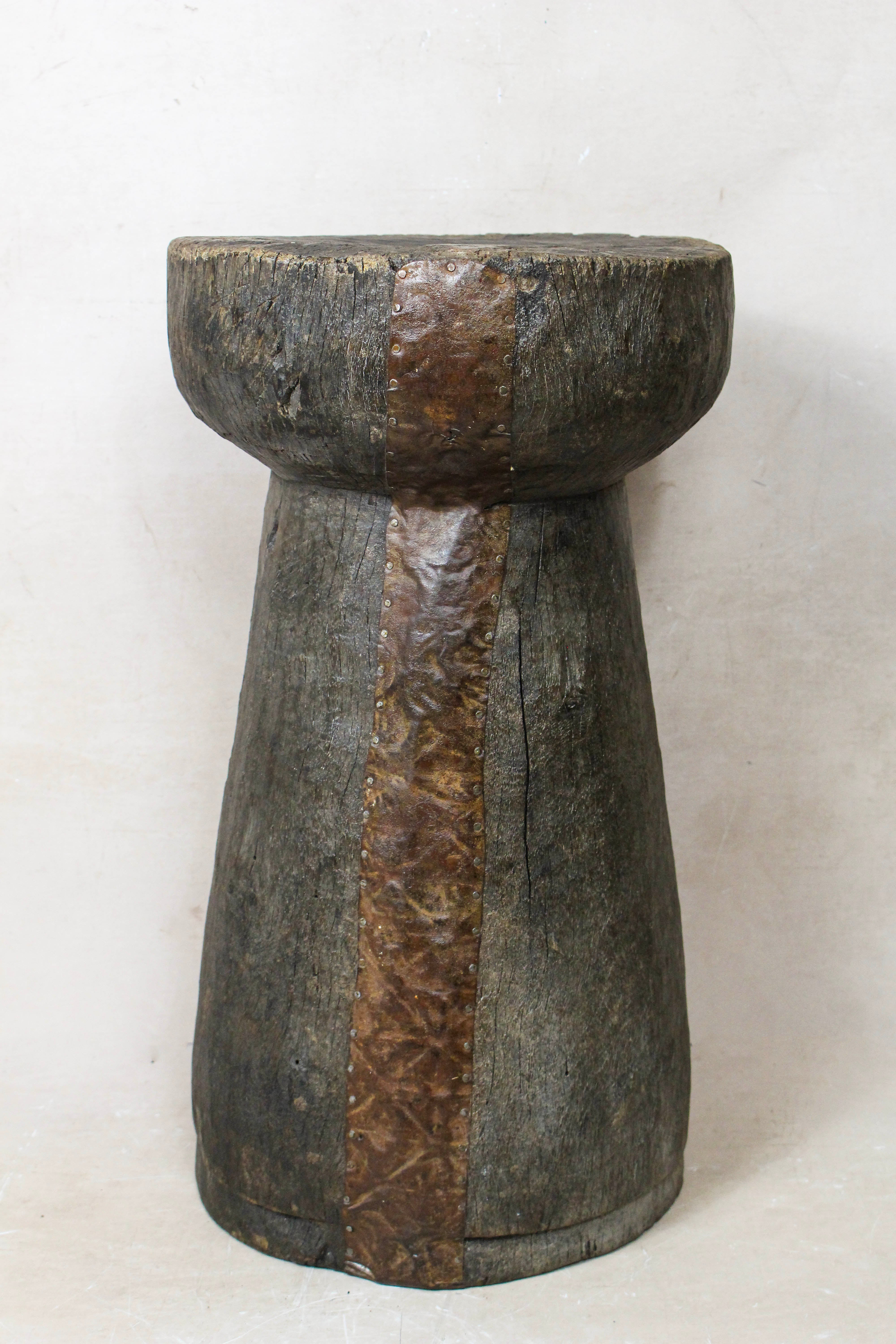 African Grain Stomper Table  Planter - .