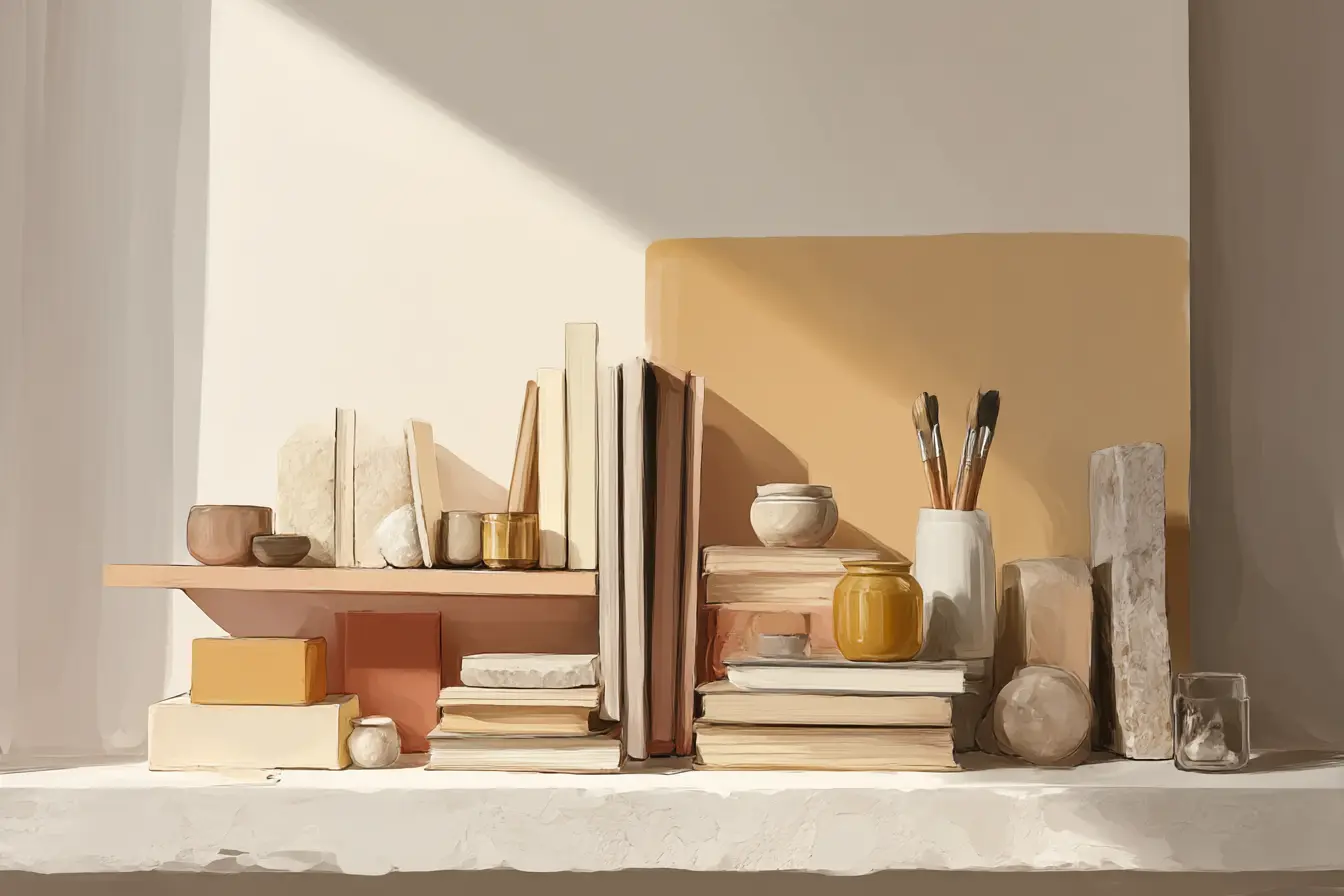 Shelves by Colour and Size