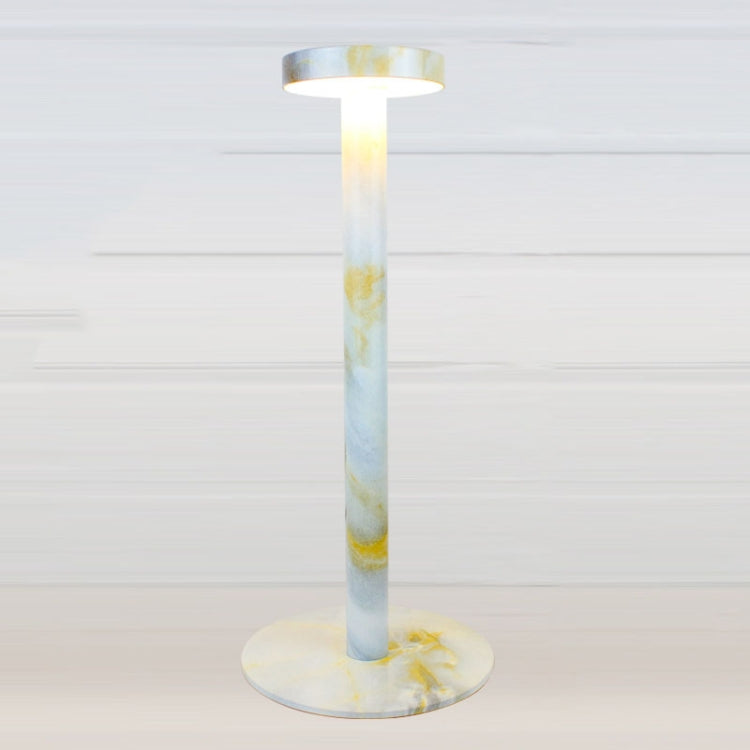 BC Student Eye Protection B Waterproof LED Table Lamp Bedside Bar Table Lamp, Black, White Storage, Ink Marble Pattern - Ink Marble Pattern