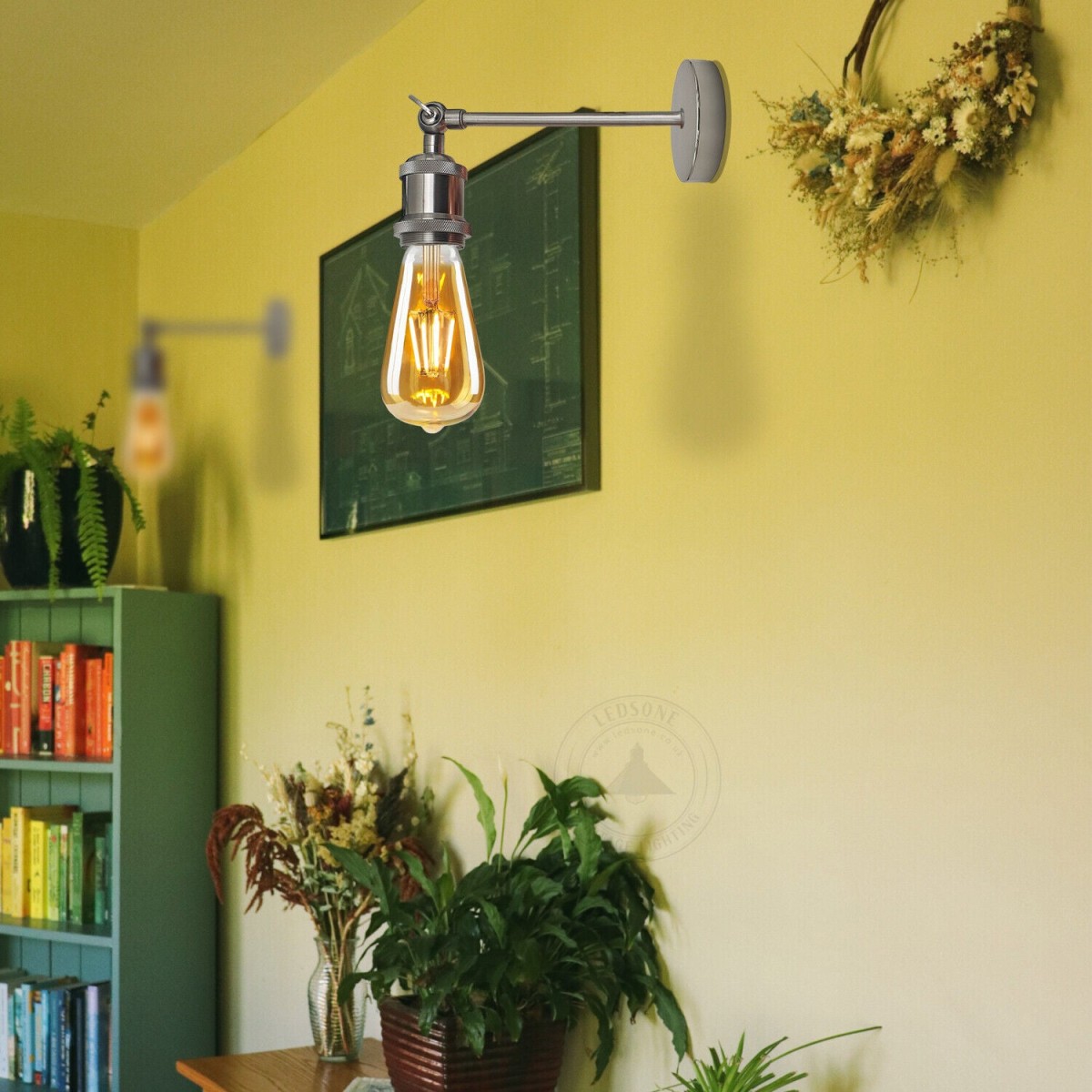 Industrial Wall Light Metal Sconce Wall Lamp Fixtures ~