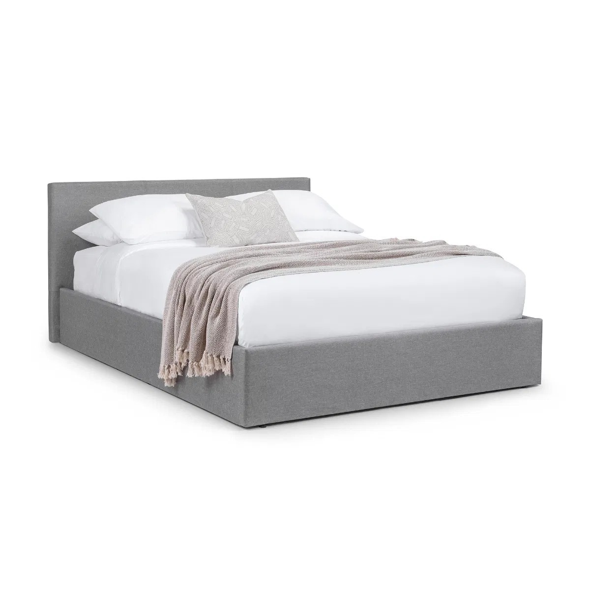 Vero Grey Ottoman Bed Frame - ft Double Bed x