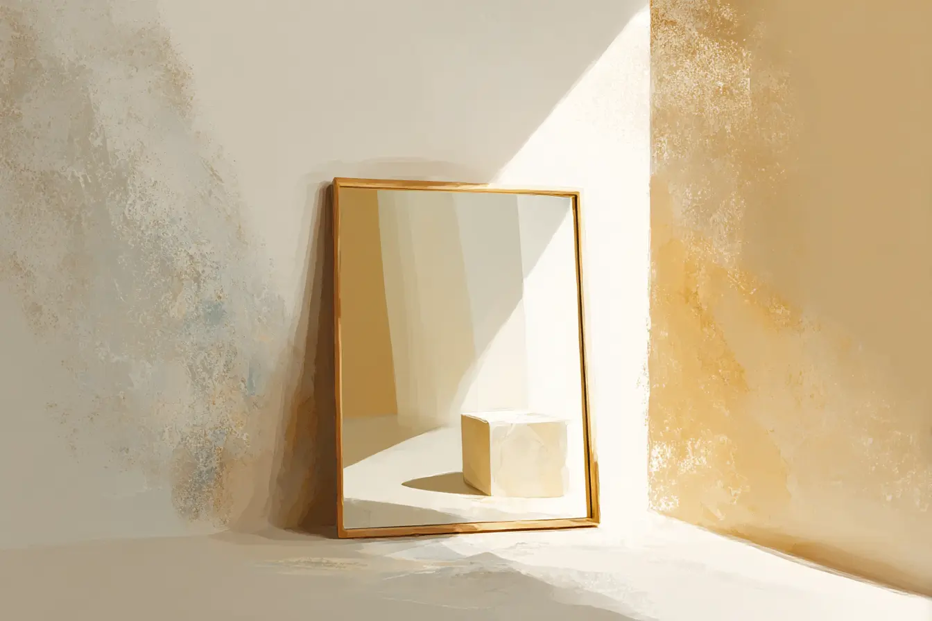 Wall Mirrors That Lift a Bare Corner