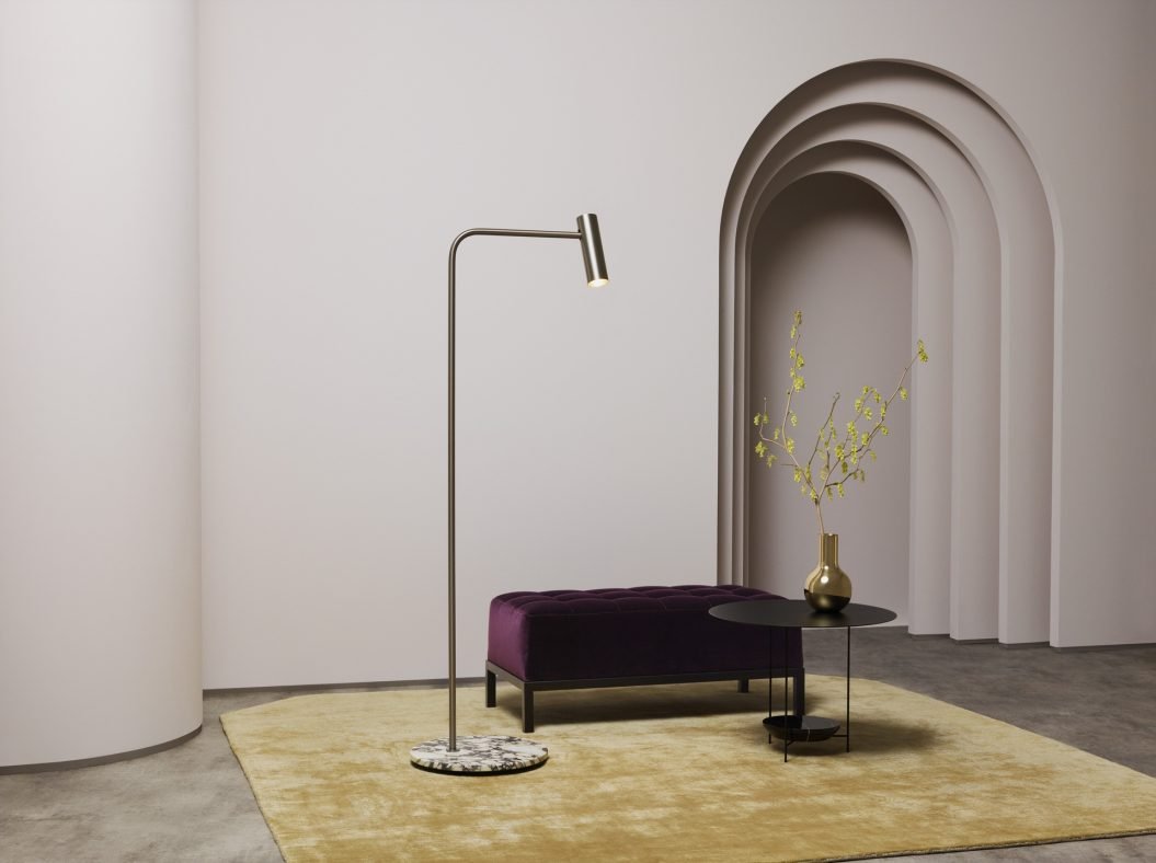 CTO Lighting Heron Floor Lamp bronze - plug