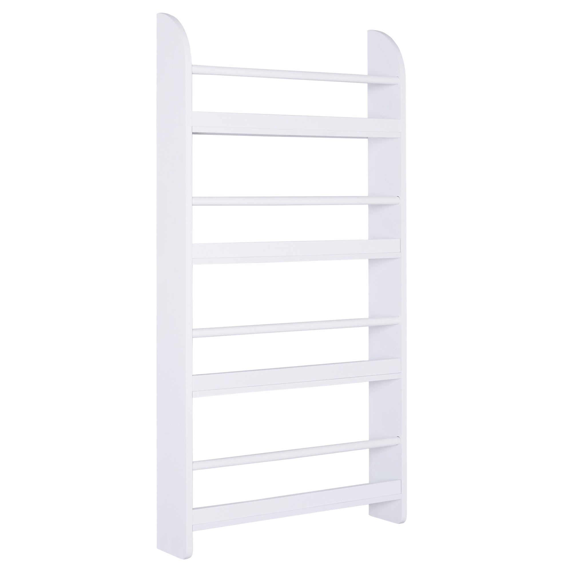 MCL Bookcase, Tier Wall Mounted Bookshelf, Depth Storage Shelving Rack for Bedroom Nursery Office Home, Accessories Supplies