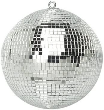 Mirror Ball mm " Silver Sparkling Disco Lights Halloween Xmas Party Large