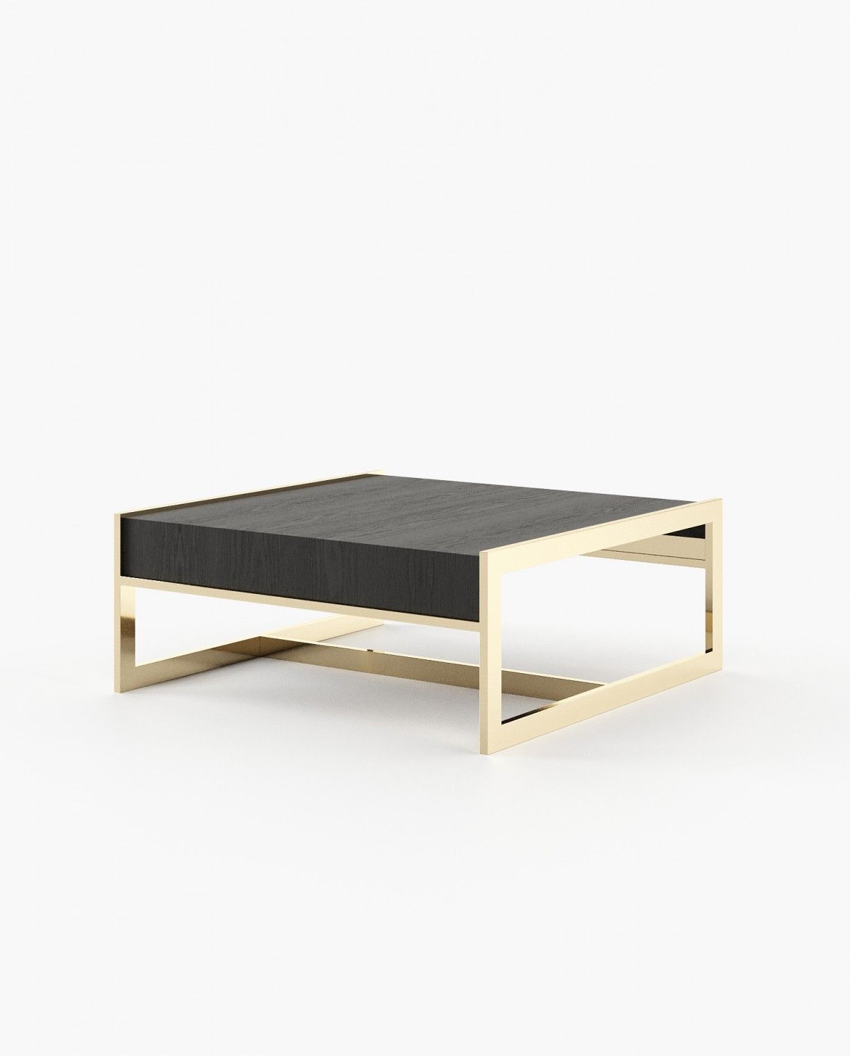 Laskasas ANTHONY Coffee Table Black Ash Veneer Matte