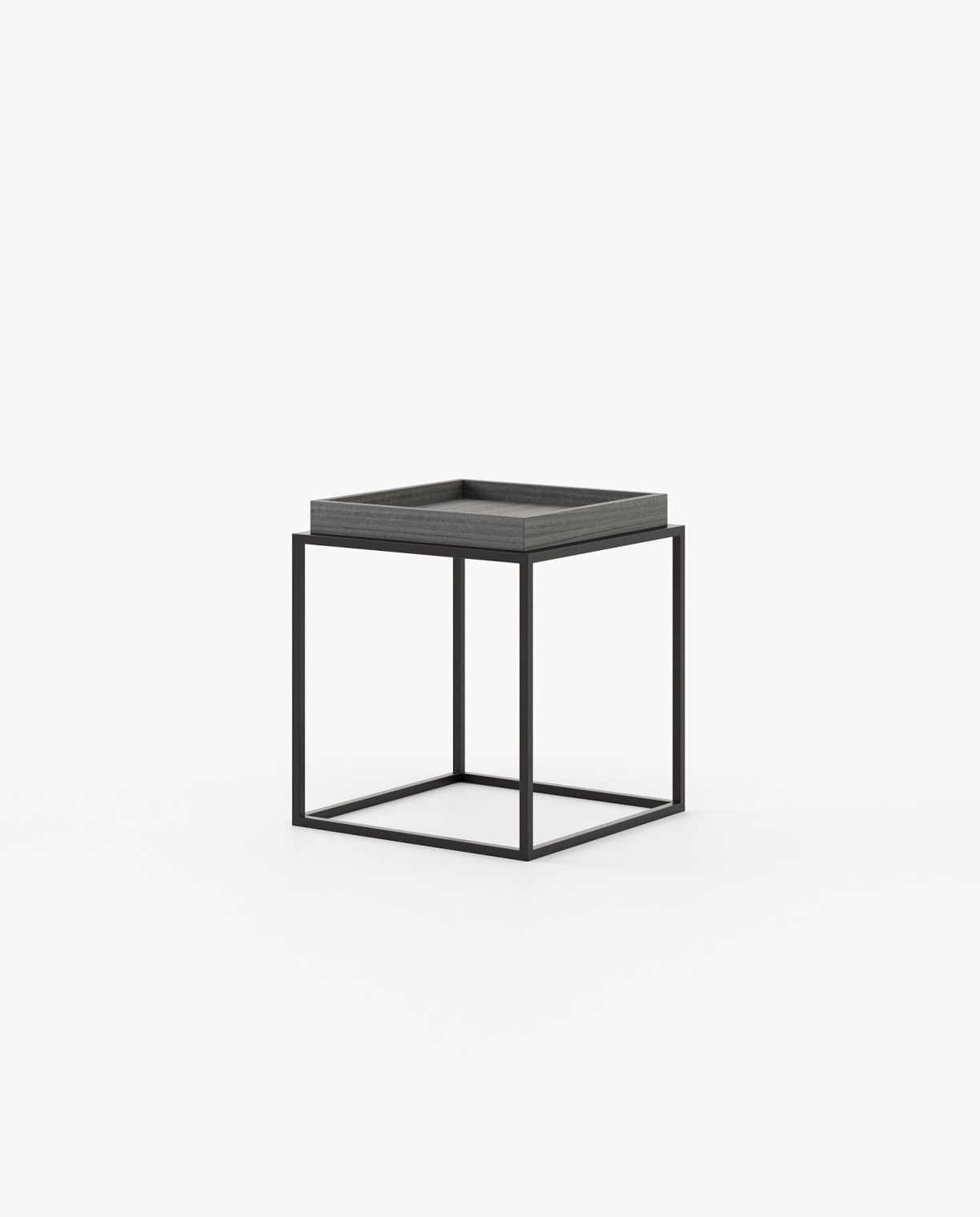 Laskasas AURA Nest & Side Table Grey Eucalyptus Veneer Matte