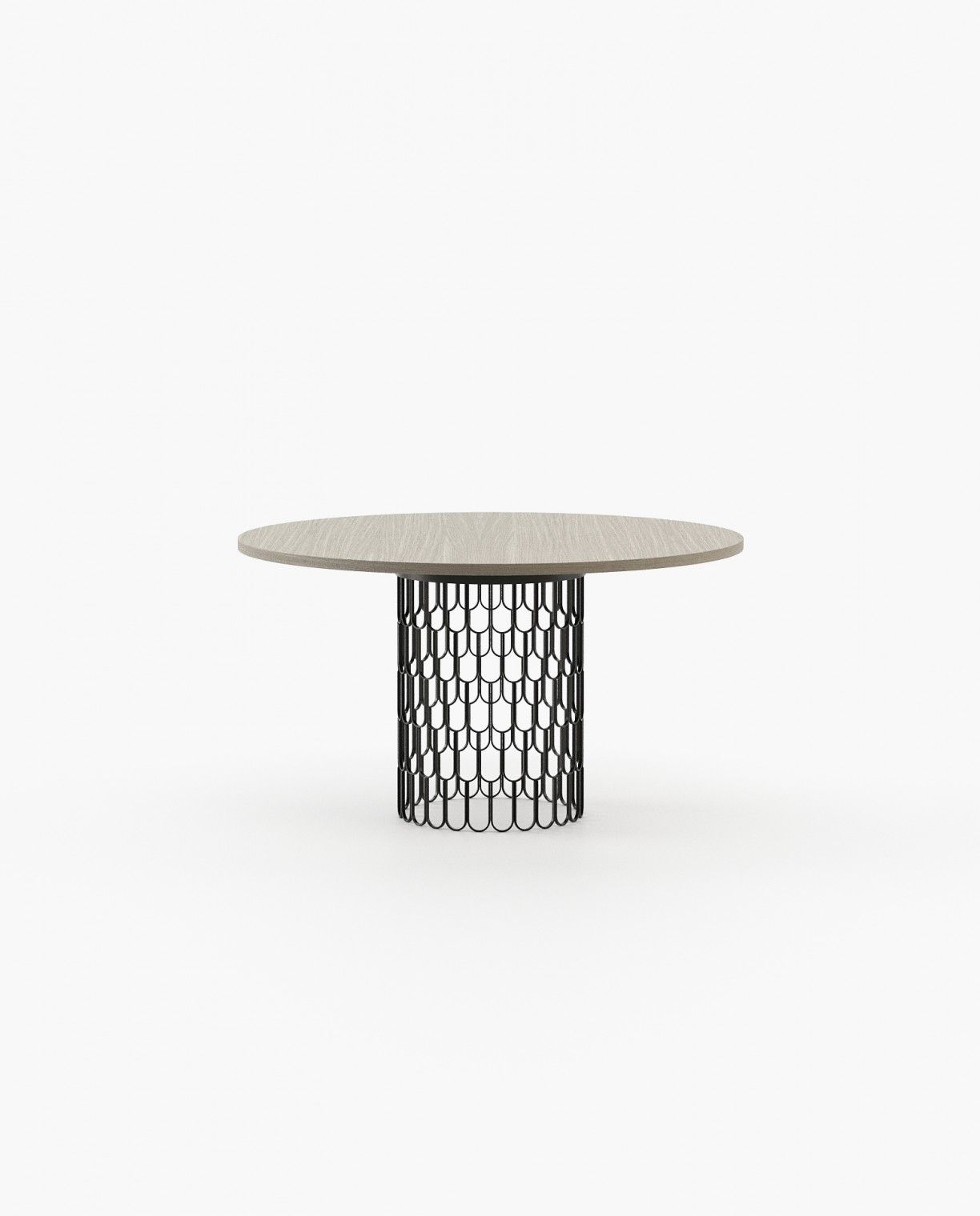 Laskasas BRENDA Dining & Bar Table Aged Oak Veneer Matte