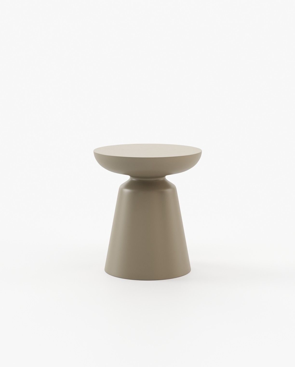 Laskasas CAP Nest & Side Table Beige Grey Lacquer Matte