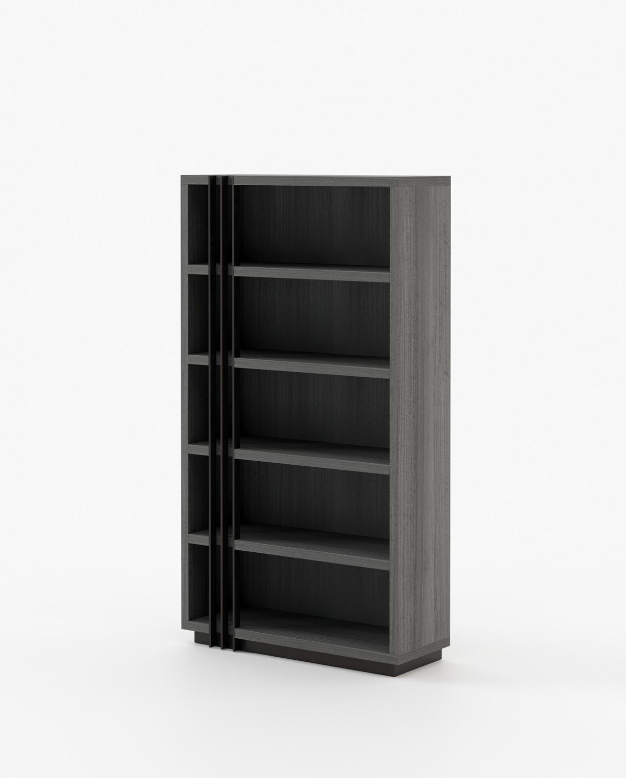 Laskasas D'ARC Bookcase & Shelving Grey Eucalyptus Veneer Matte
