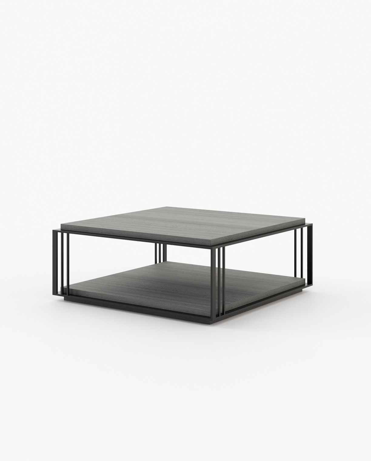 Laskasas MEGAN Coffee Table Grey Eucalyptus Veneer Matte