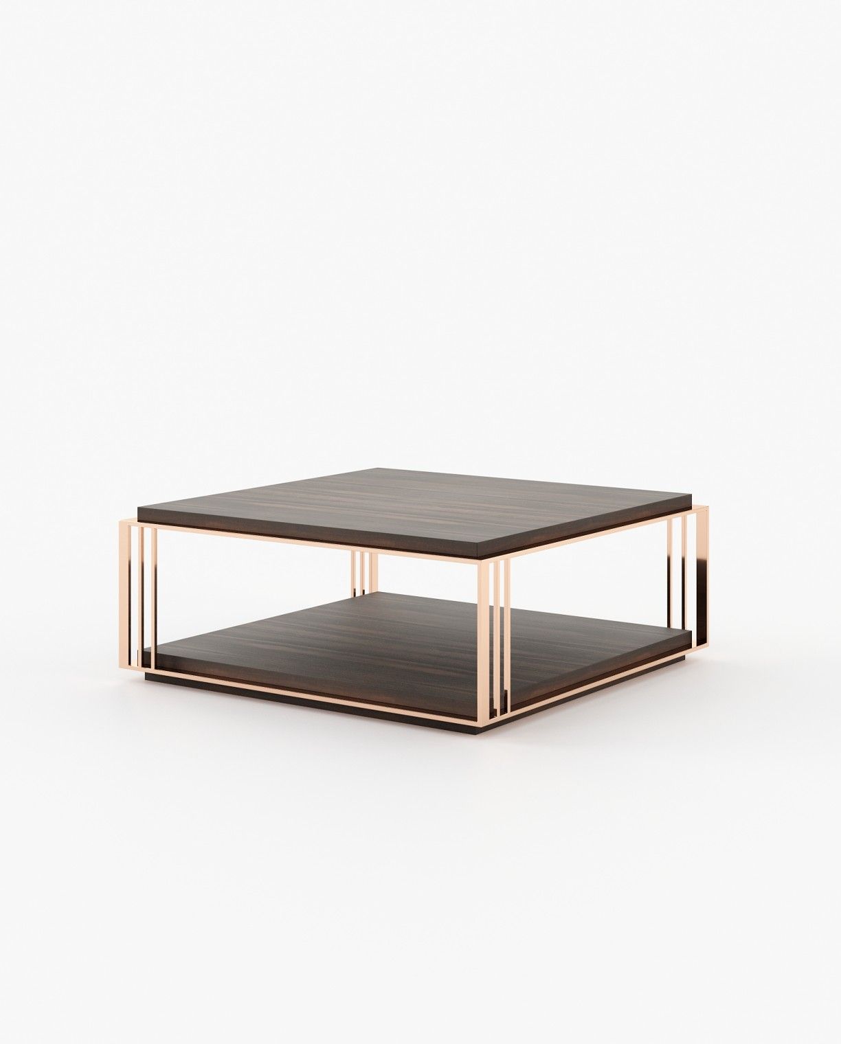 Laskasas MEGAN Coffee Table Smoked Eucalyptus Veneer Matte