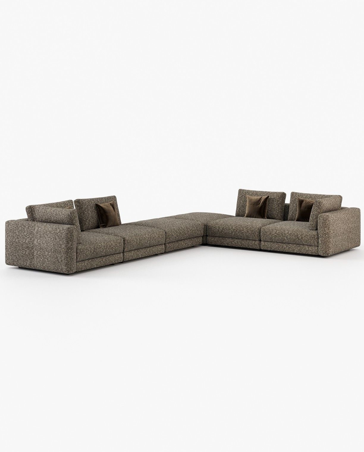 Laskasas MONTREAL right arm module Sofa Lorran Mocha
