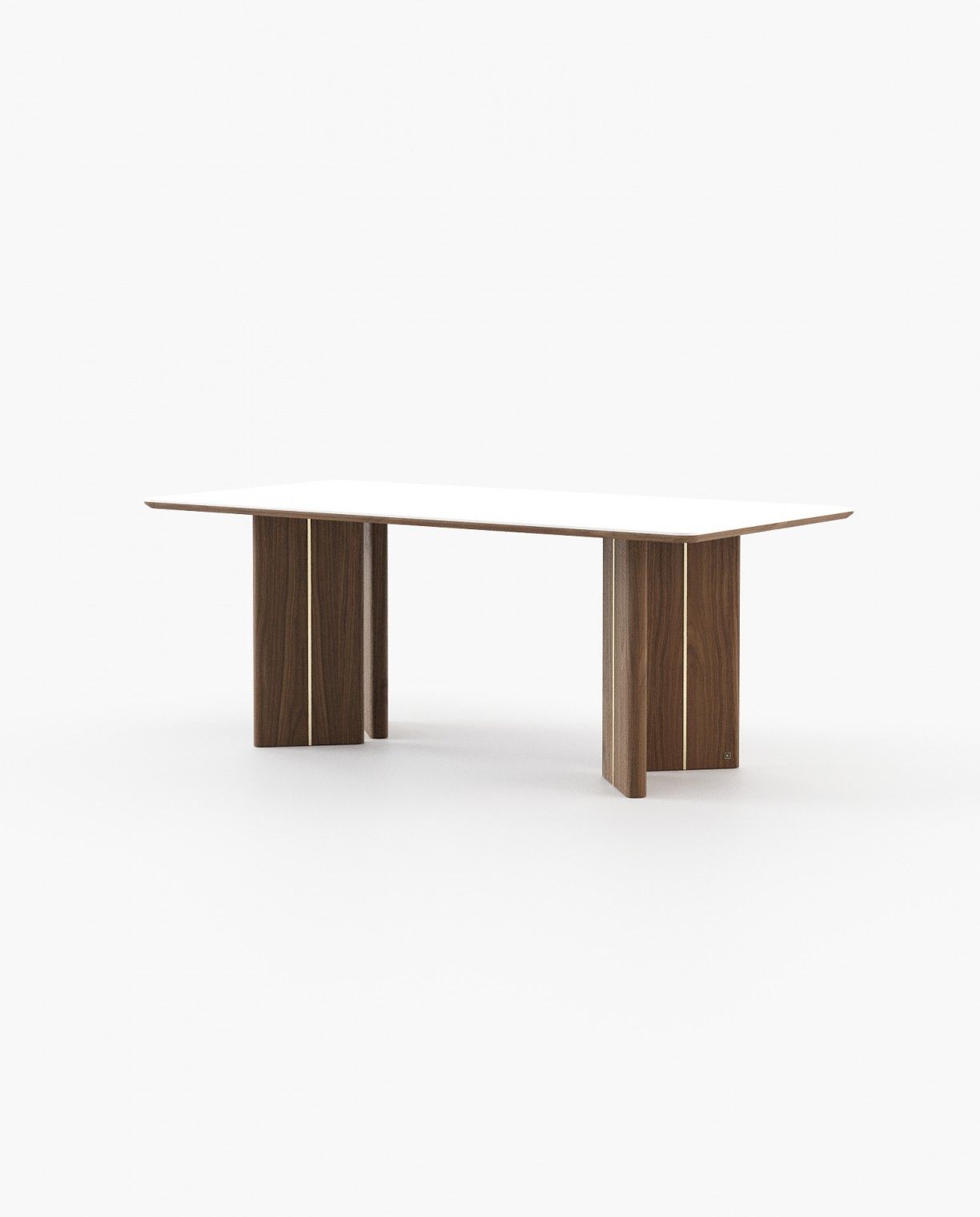 Laskasas PONZA Dining & Bar Table Walnut Veneer Matte