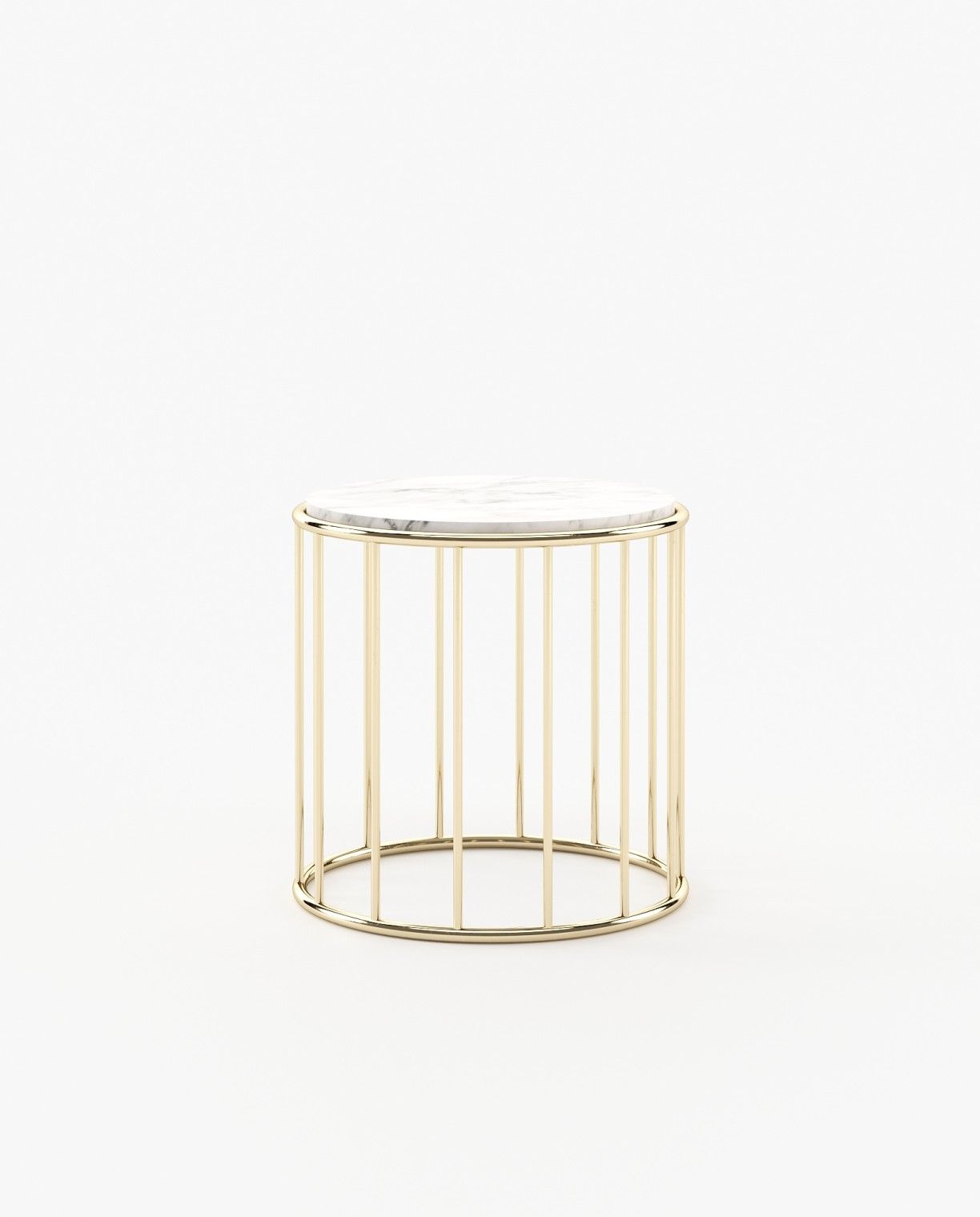 Laskasas STILL Nest & Side Table Carrara Marble