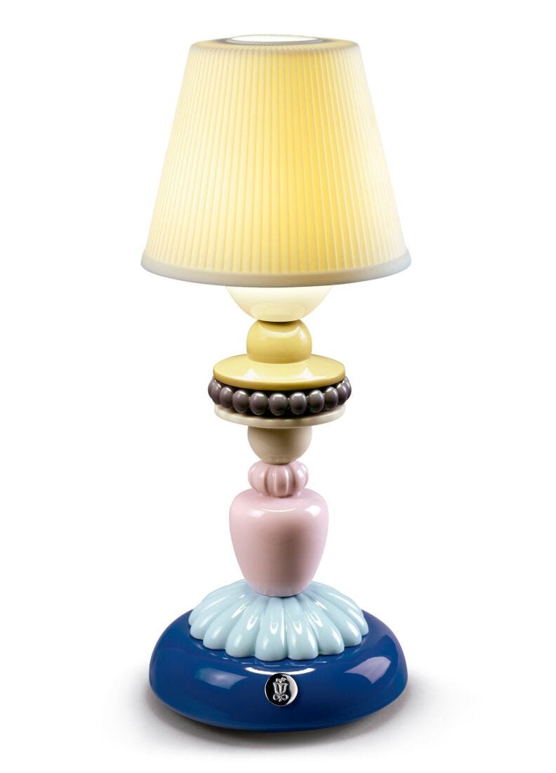 Lladro Sunflower Firefly lamp blue