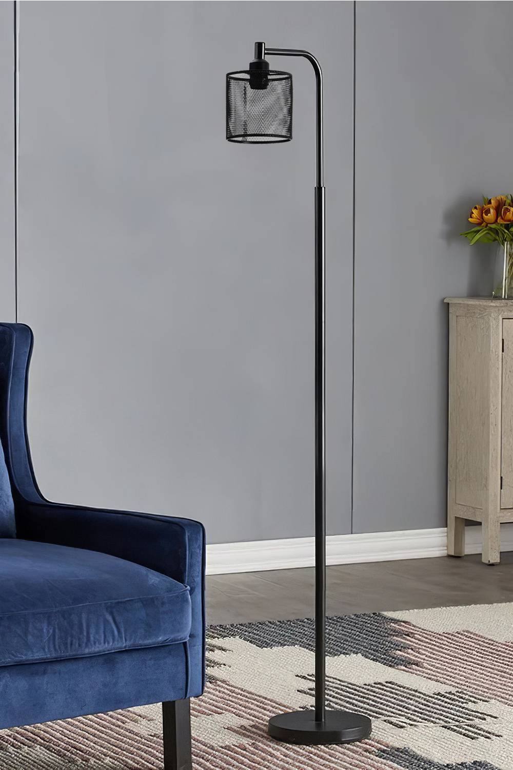 Living And Home .Cm Corner Standing Metal Floor Lamp With Foot Switch