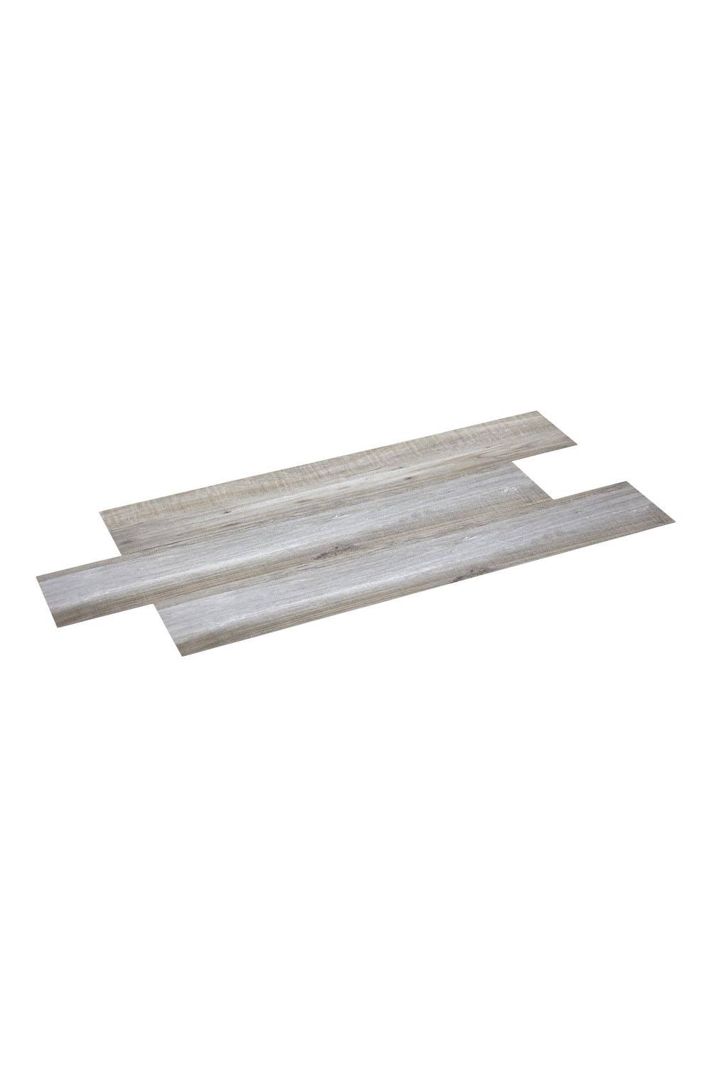 Living And Home PcsM² Self Adhesive Wood Effect Waterproof Pvc Flooring For Kitchen Living Room And Bathroom In Light Grey
