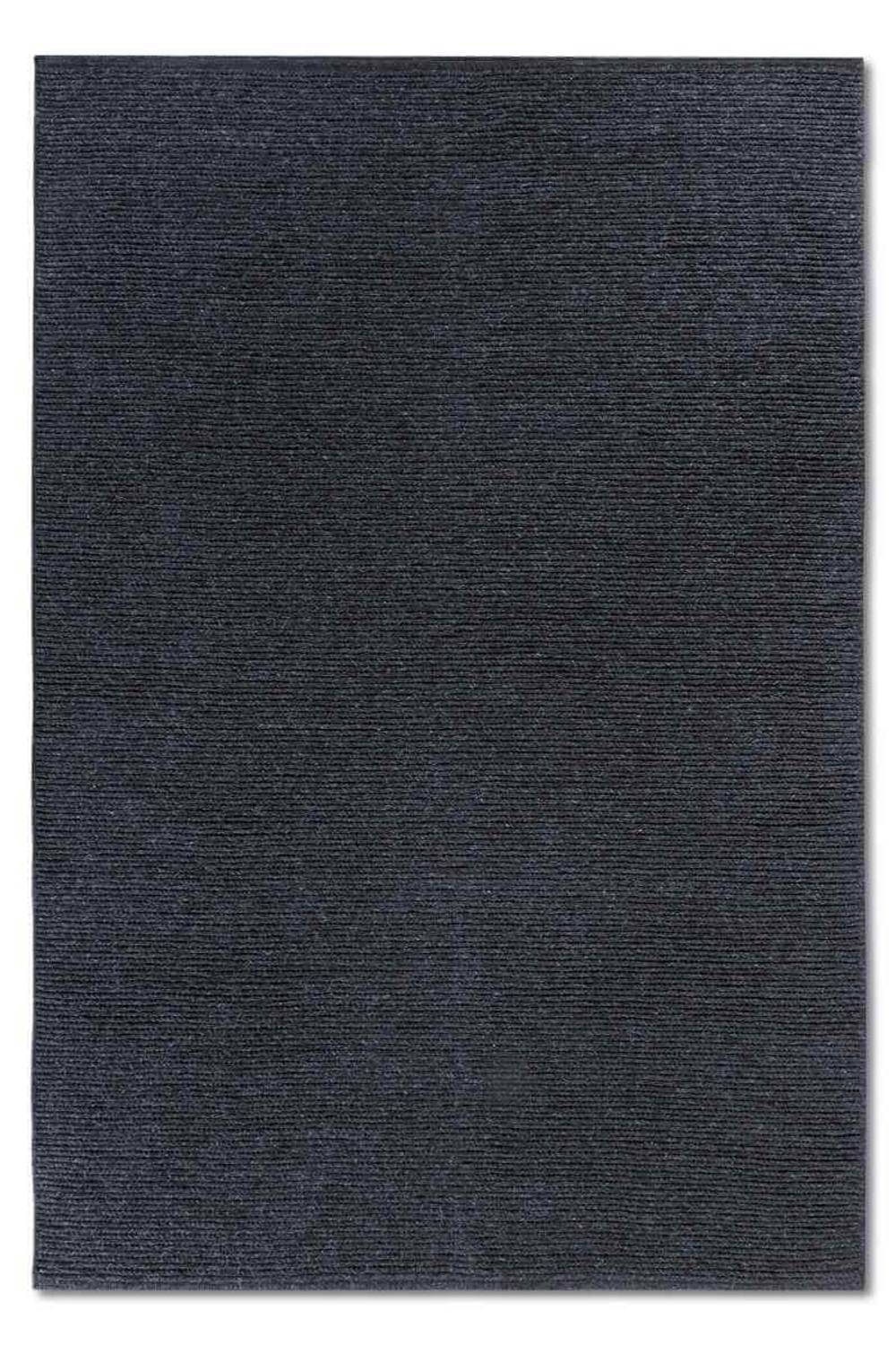 The Rugs Villeroy Boch Francois Wool Rug - Handwoven Durable Natural Fiber In Black