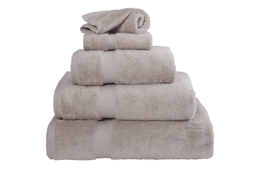 The Linen Consultancy 'tlc Star Hotel Concept' Gsm Bci Bath Towel Pack In Silver