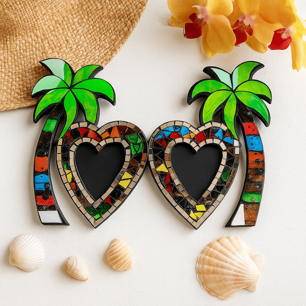 Picture Frame Double Coconut Mosaic
